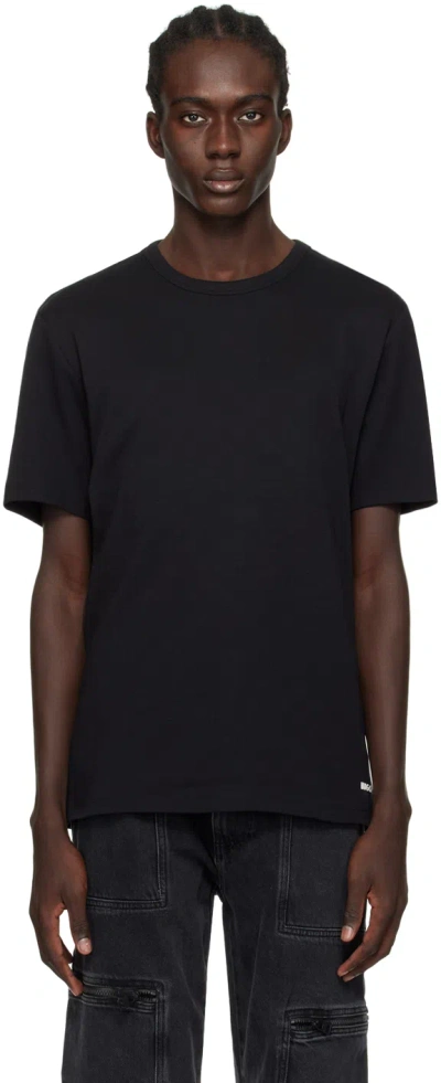 Hugo Boss Black Bonded T-shirt In Black 001