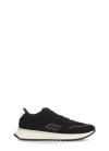 HUGO BOSS BLACK BOSS BLACK SUEDE LEATHER AND FABRIC SNEAKERS