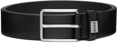 Hugo Boss Black Buffed Leather Belt