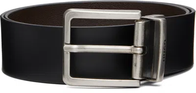 Hugo Boss Black Buffed Leather Belt