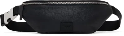 Hugo Boss Black Bumbag Pouch In 001-black