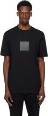 Hugo Boss Hugo Dusplit Logo Graphic T-shirt In Black