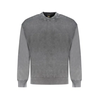Hugo Boss Black Cotton Men Sweater