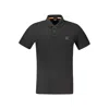 Hugo Boss Polo Basic In Cotone Boss In Black