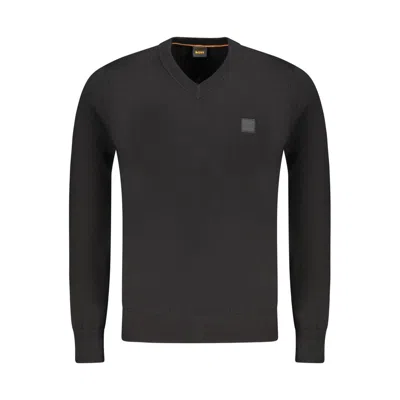 HUGO BOSS BLACK COTTON SWEATER
