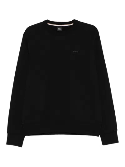 Hugo Boss Black Cotton Sweatshirts
