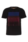 Hugo Boss Black Cotton T-shirt In 001