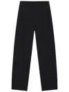 Hugo Boss Black Cotton Track Pants In Black