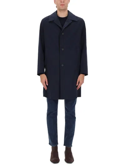 Hugo Boss Dark Blue Trench Coat