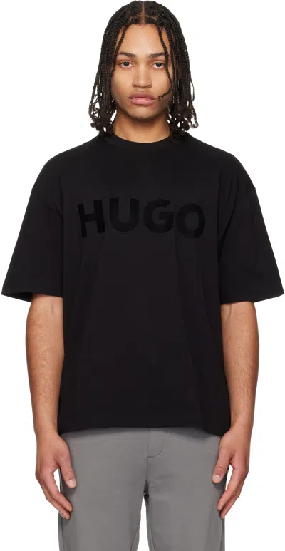 Hugo Boss Black Cotton-jersey Logo T-shirt