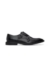 Hugo Boss Black Double Monkstraps In Black