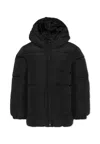 Hugo Boss Black Down Jacket For Boy With Logo In Black