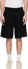 Hugo Boss Black Drawstring Shorts In Black