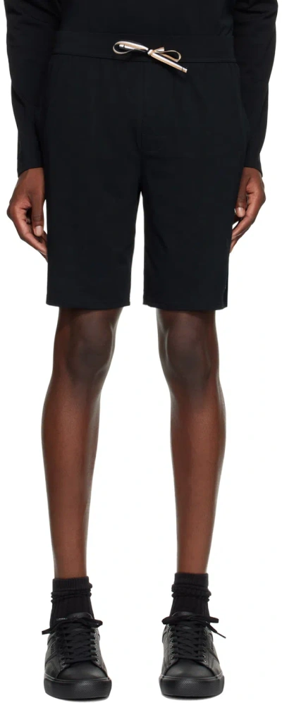 Hugo Boss Black Drawstring Shorts In Black 001