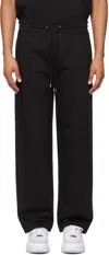 Hugo Boss Black Drawstring Sweatpants In 001-black