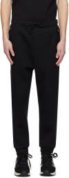 Hugo Boss Black Drawstring Track Pants In 001-black