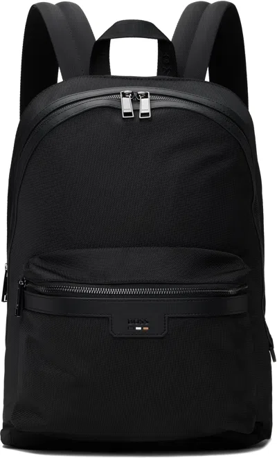 Hugo Boss Black Embossed-logo Backpack
