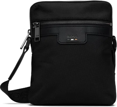 Hugo Boss Black Embossed-logo Bag In 001