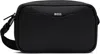 Hugo Boss Black Embossed Logo Messenger Bag In 001-black