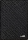Hugo Boss Black Embossed-logo Passport Holder