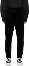 Hugo Boss Black Embossed Sweatpants In Black 001