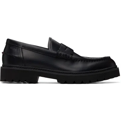 Hugo Boss Hugo Black Logo-embossed Loafers