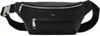 Hugo Boss Black Grained Faux-leather Belt Bag In 001-black