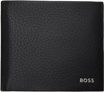Hugo Boss Black Grained Leather Wallet