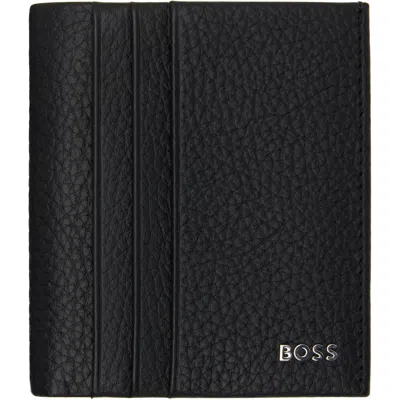 Hugo Boss Black Grained Leather Wallet