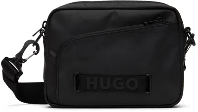 Hugo Boss Black 'hugo' Sb Crossbody Bag In 001-black