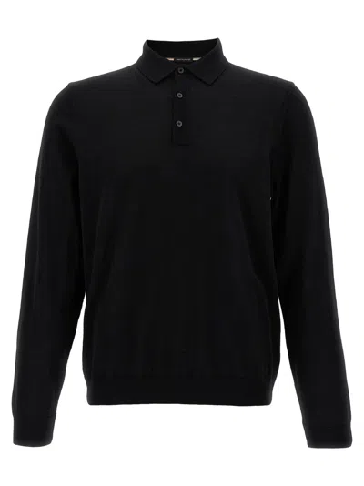 HUGO BOSS BLACK JERSEY POLO