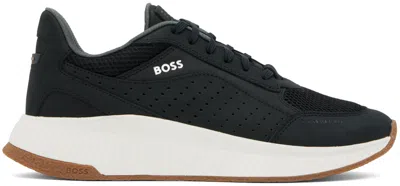 HUGO BOSS BLACK LACE-UP SNEAKERS