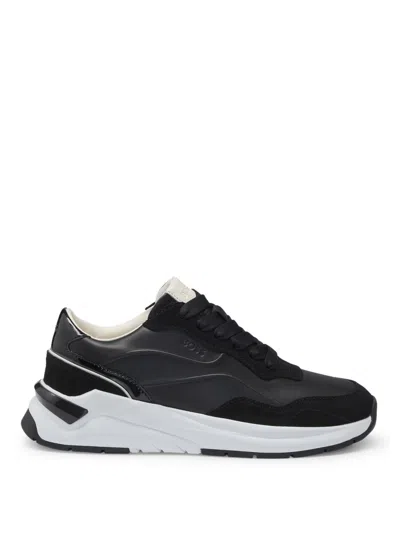 Hugo Boss Black Lace Up Sneakers