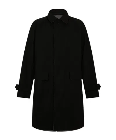 Hugo Boss Black Lapel Mid-length Single-breasted Trench Coat