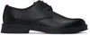 Hugo Boss Black Leather Derbys In Black