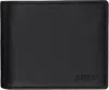 Hugo Boss Black Leather Embossed Logo Wallet In 001-black