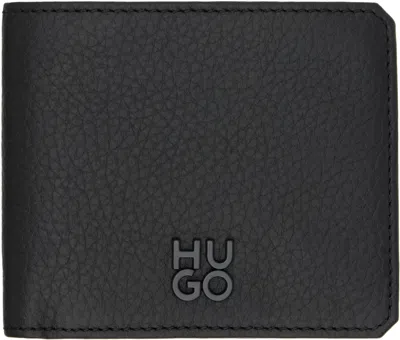 Hugo Boss Black Leather Wallet In 001-black