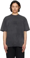 Hugo Boss Black Logo Appliqué T-shirt In 001-black