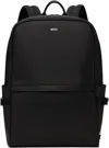 Hugo Boss Black Logo Backpack In 001-black