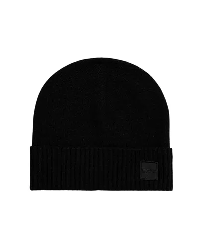 Hugo Boss Black Logo Beanie Cap