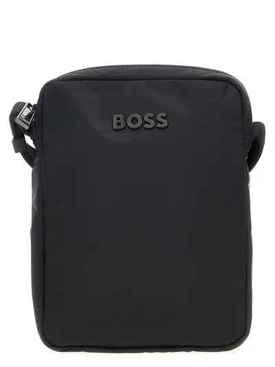 HUGO BOSS BLACK LOGO CROSSBODY BAG