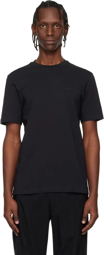 Hugo Boss Black Logo Detail Cotton-jersey T-shirt