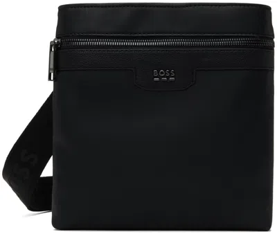 Hugo Boss Black Logo Hardware Pouch In 001-black
