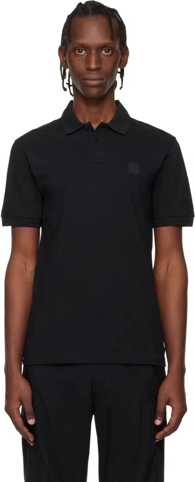 Hugo Boss Black Logo Patch Stretch-cotton Slim-fit Polo