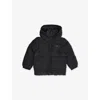 Hugo Boss Black Logo-print Quilted Shell Puffer Jacket 4-16 In Black