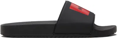 Hugo Boss Black Logo Strap Pool Slides