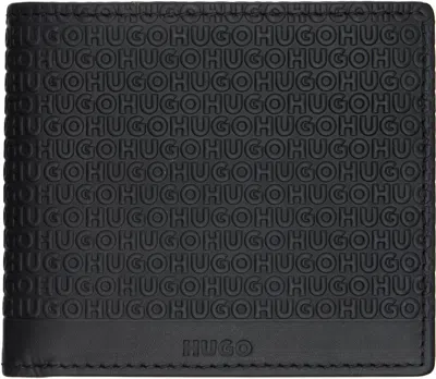 Hugo Boss Black Logo-pattern Leather Wallet
