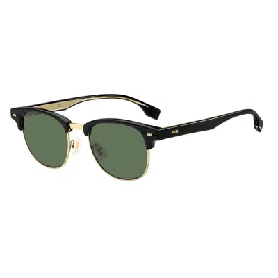 Hugo Boss Black Metal Sunglasses In Green