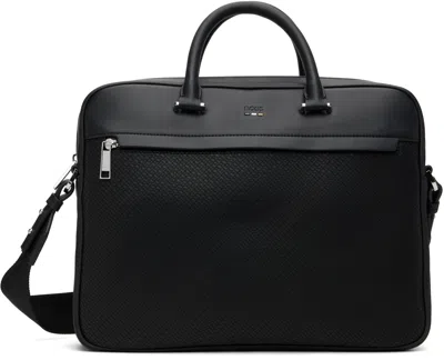Hugo Boss Black Monogram Print Document Briefcase