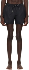 Hugo Boss Black Patch Swim Shorts In Black 001